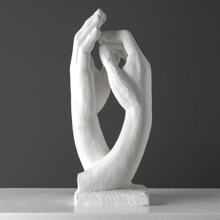 A katedrális kéz szobor – Rodintól (Nagy, fehér)