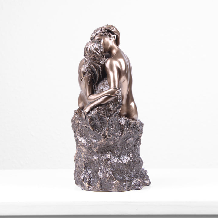 Rodin: A Csók Szobor (Hideg öntvény bronz szobor)