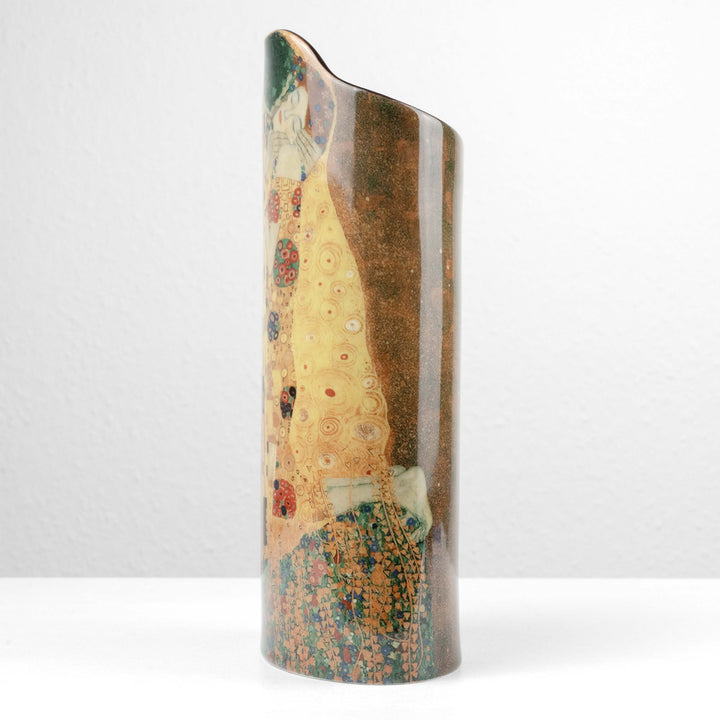 Kerámia Váza – „Klimt Csókja”