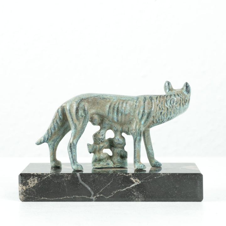 Római Farkasanya Szobor Romulus és Rémusz (Bronz)