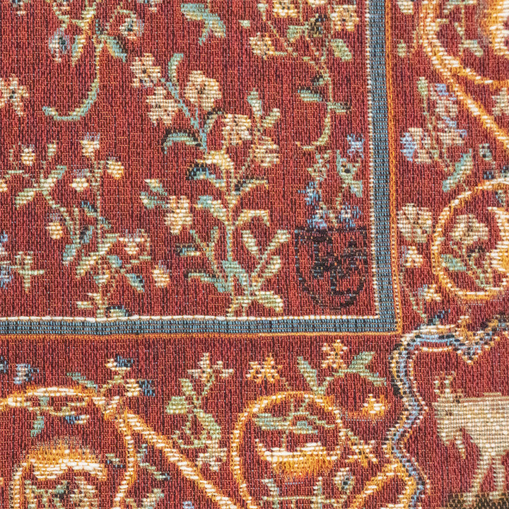 A hölgy és az unikornis gobelin faliszőnyeg (jacquard szövés)