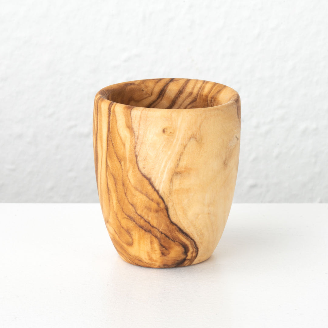 Kézműves olajfa felespohár szett (8 db-os)