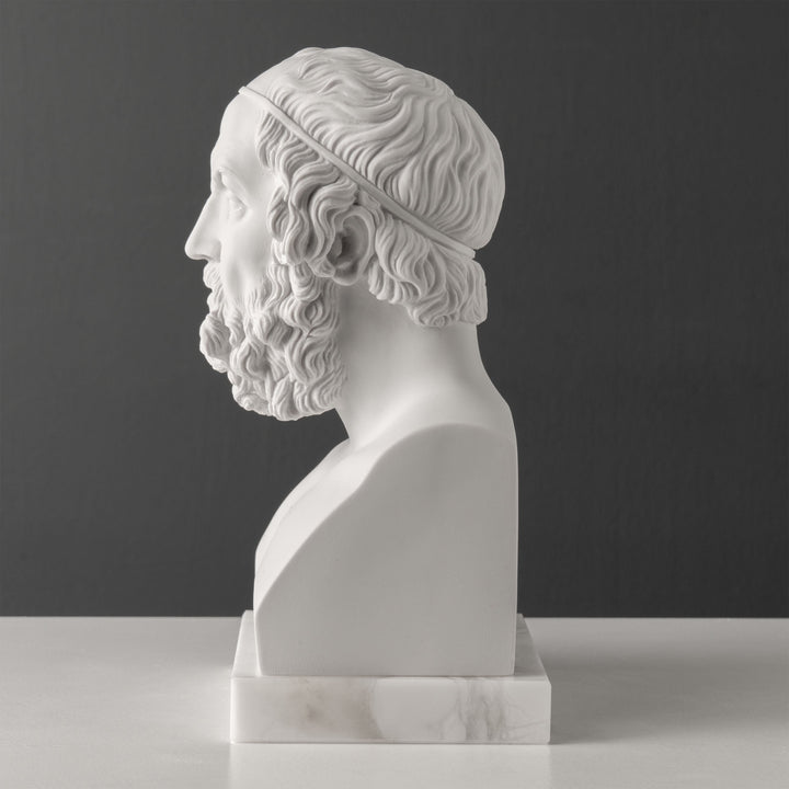 Homérosz mellszobor – a görög eposz és mitológia atyja