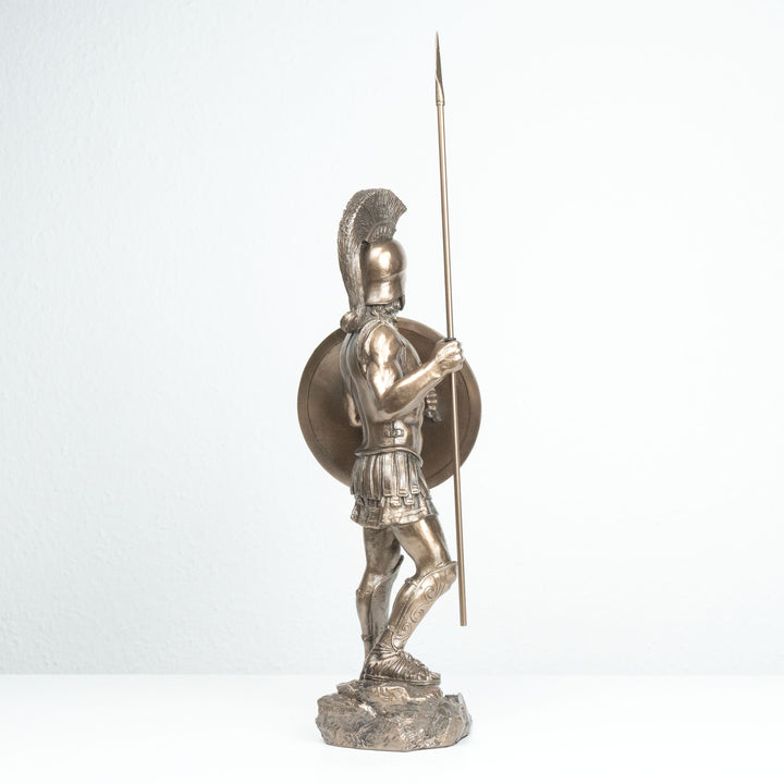 Spártai Harcos Szobor (Görög katona – Hidegen öntött bronz szobor)