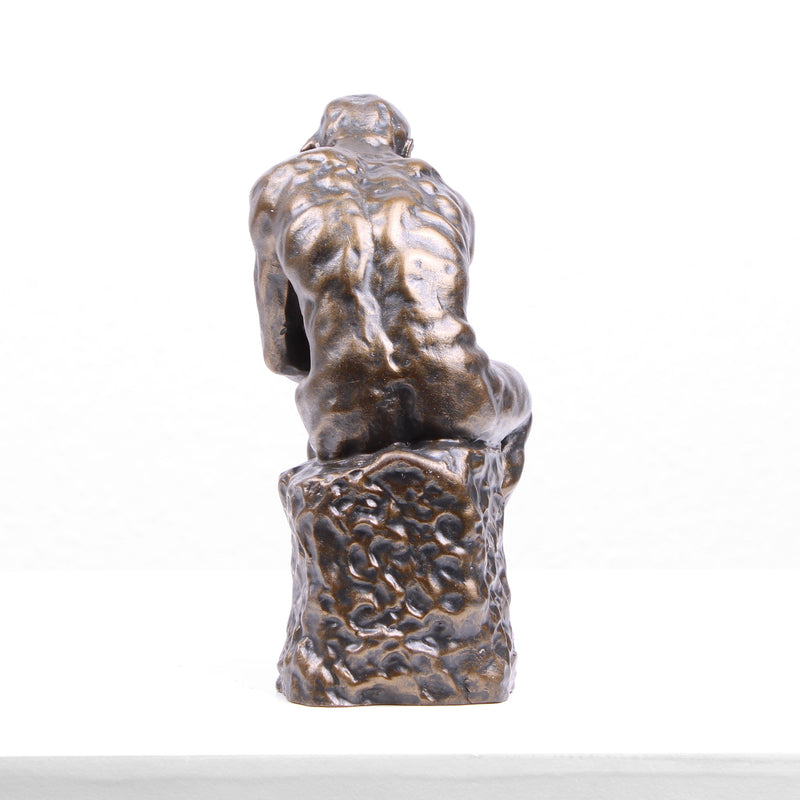 Rodin: A Gondolkodó Szobor (Hideg öntvény bronz szobor)