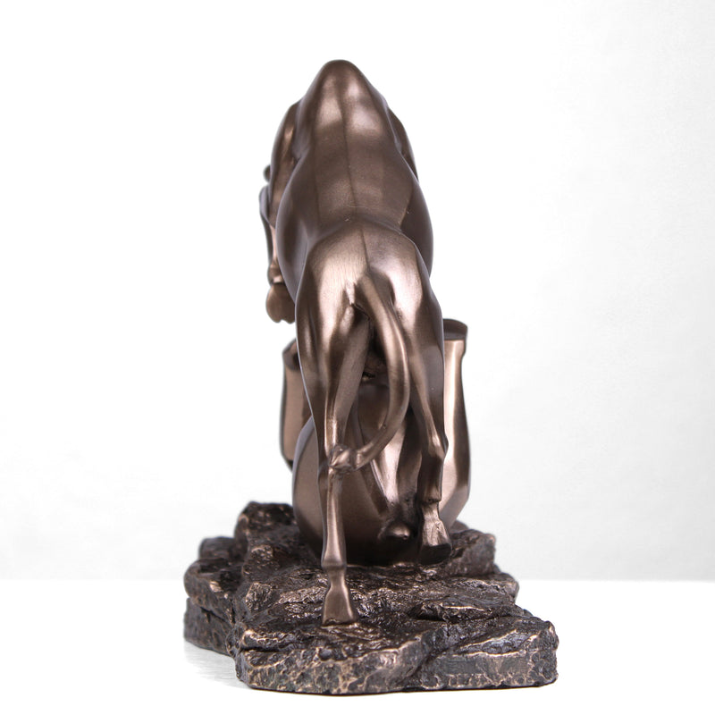 A Wall Street bikája és medvéje Szobor (Hidegen öntött bronz)