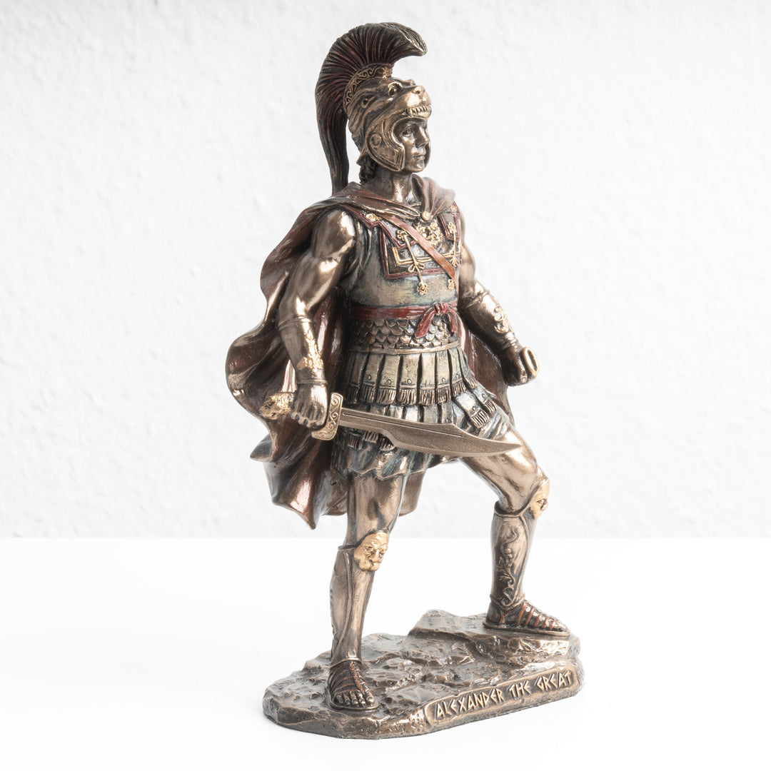 Nagy Sándor szobor – Veretlen hadvezér (Hidegen öntött bronz szobor)