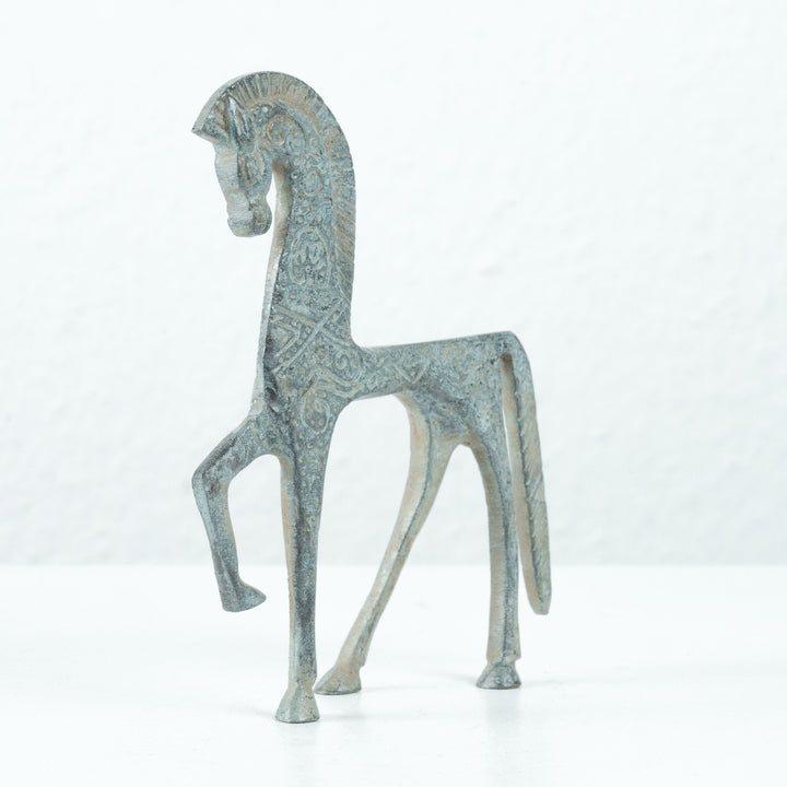 Görög Ló Figura (Kicsi, Bronz)