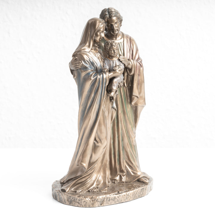 Szent Család szobor – A keresztény családok oltalmazója (Hidegen öntött bronz szobor)