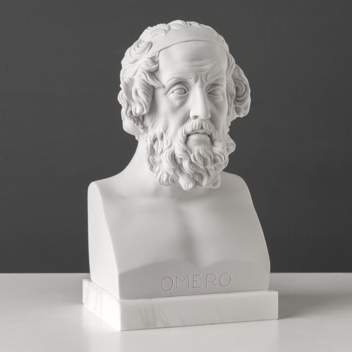 Homérosz mellszobor – a görög eposz és mitológia atyja