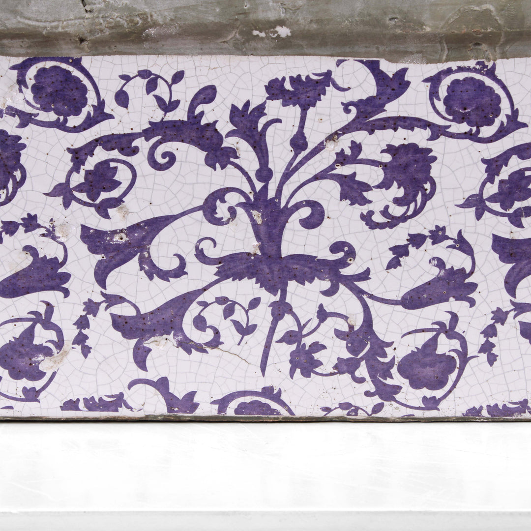 Metiterrán Szögletes Kék Kaspó