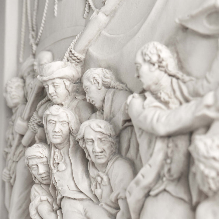 Nelson-oszlop Dombormű – Brit tengernagy tisztelő fali szobor