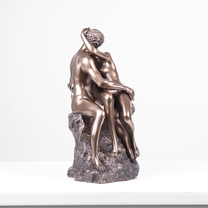 Rodin: A Csók Szobor (Hideg öntvény bronz szobor)