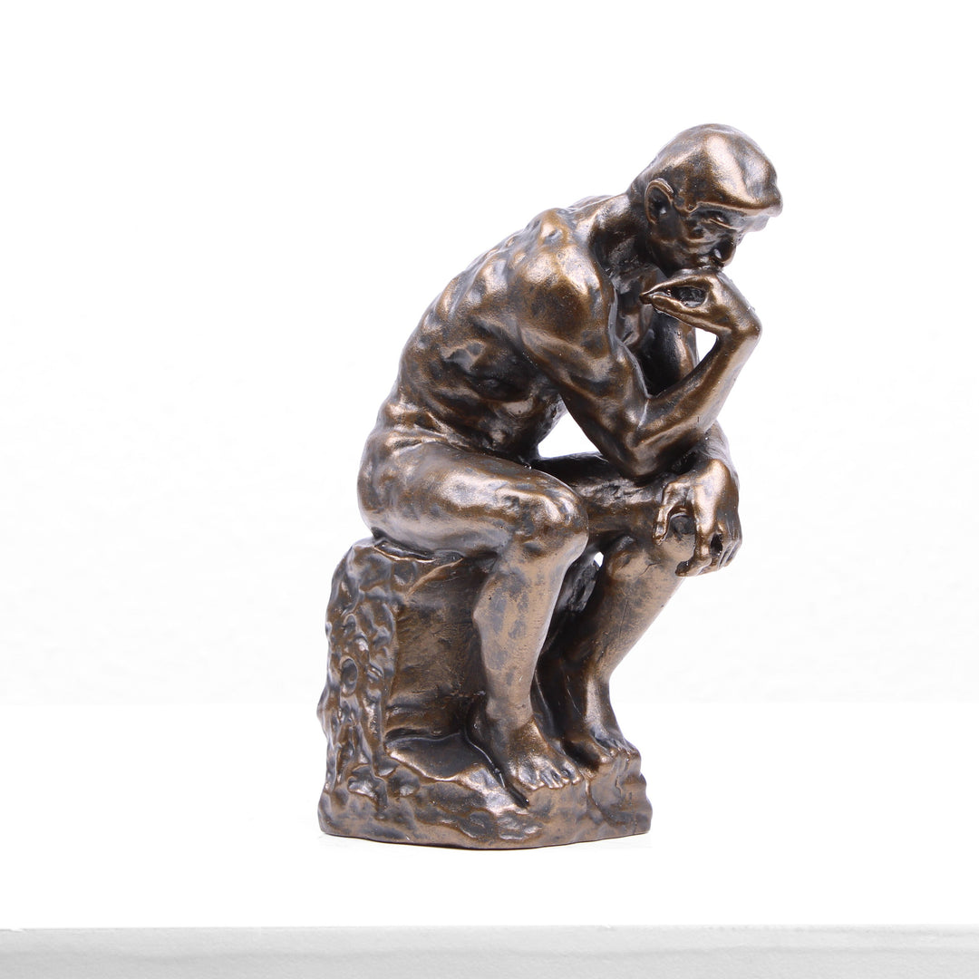 Rodin: A Gondolkodó Szobor (Hideg öntvény bronz szobor)