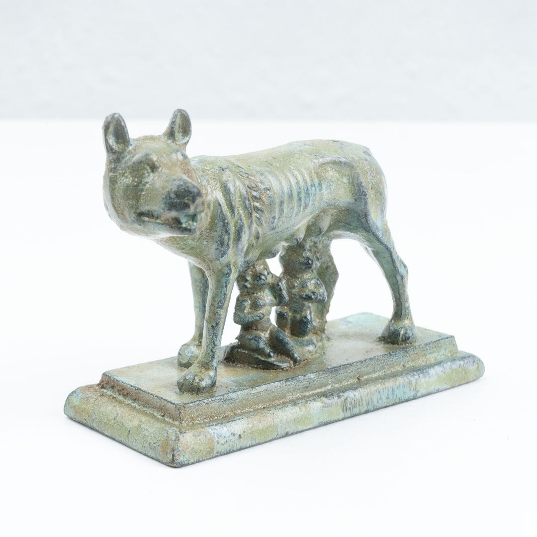 Római Farkasfigura Capitoliumi Romulus Szobor (Kicsi, Bronz)