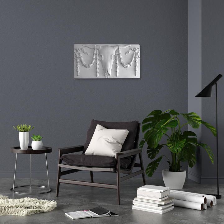 Ökörkoponya Fali Dekor – Klasszikus dombormű