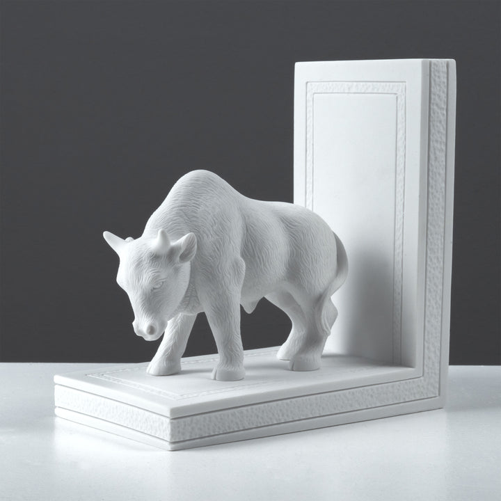 Bika és medve könyvtámasz (erő és egyensúly szimbóluma)