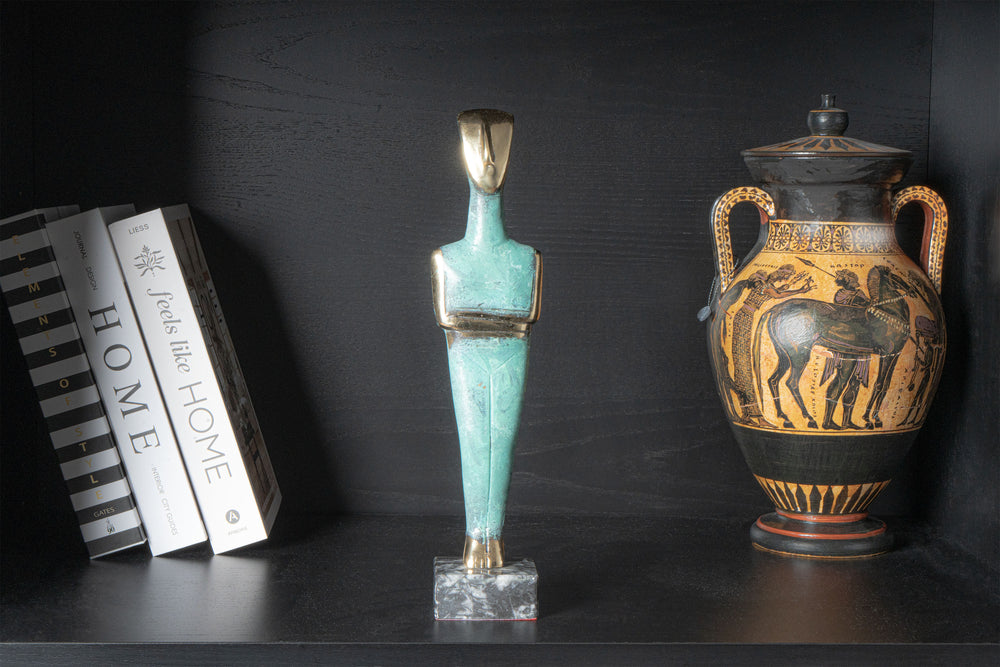 Kükládikus idol szobor (Sárgaréz szobor)