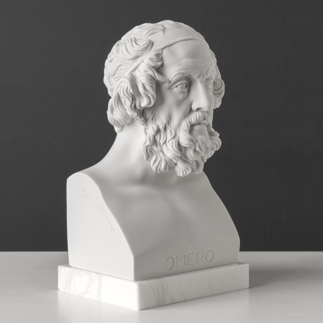 Homérosz mellszobor – a görög eposz és mitológia atyja