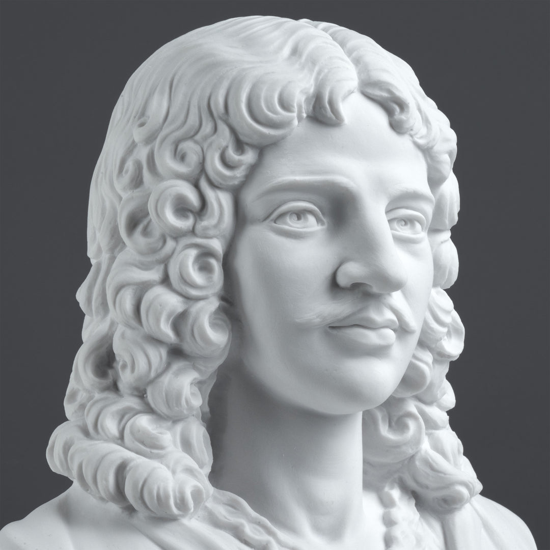 Molière mellszobor — a francia komédia mestere
