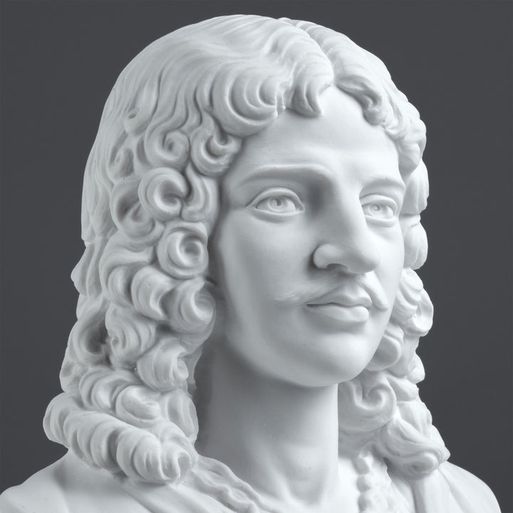 Molière mellszobor — a francia komédia mestere