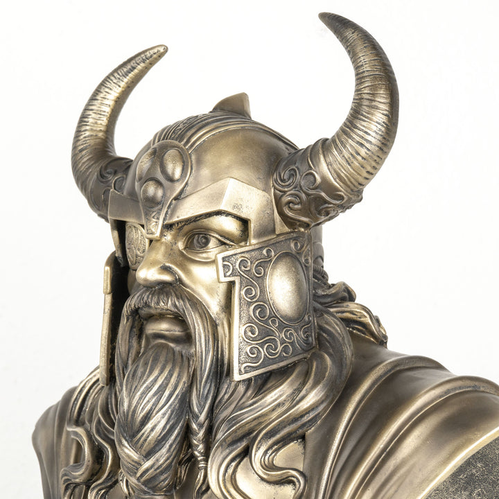 Odin mellszobor — Az északi istenek atyja (Bronz hatású szobor)