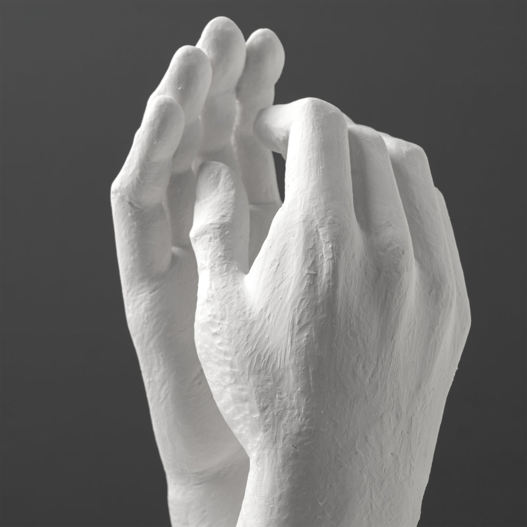 A katedrális kéz szobor – Rodintól (Nagy, fehér)