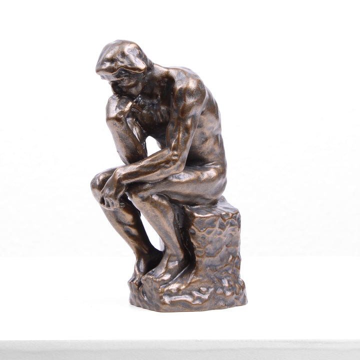 Rodin: A Gondolkodó Szobor (Hideg öntvény bronz szobor)