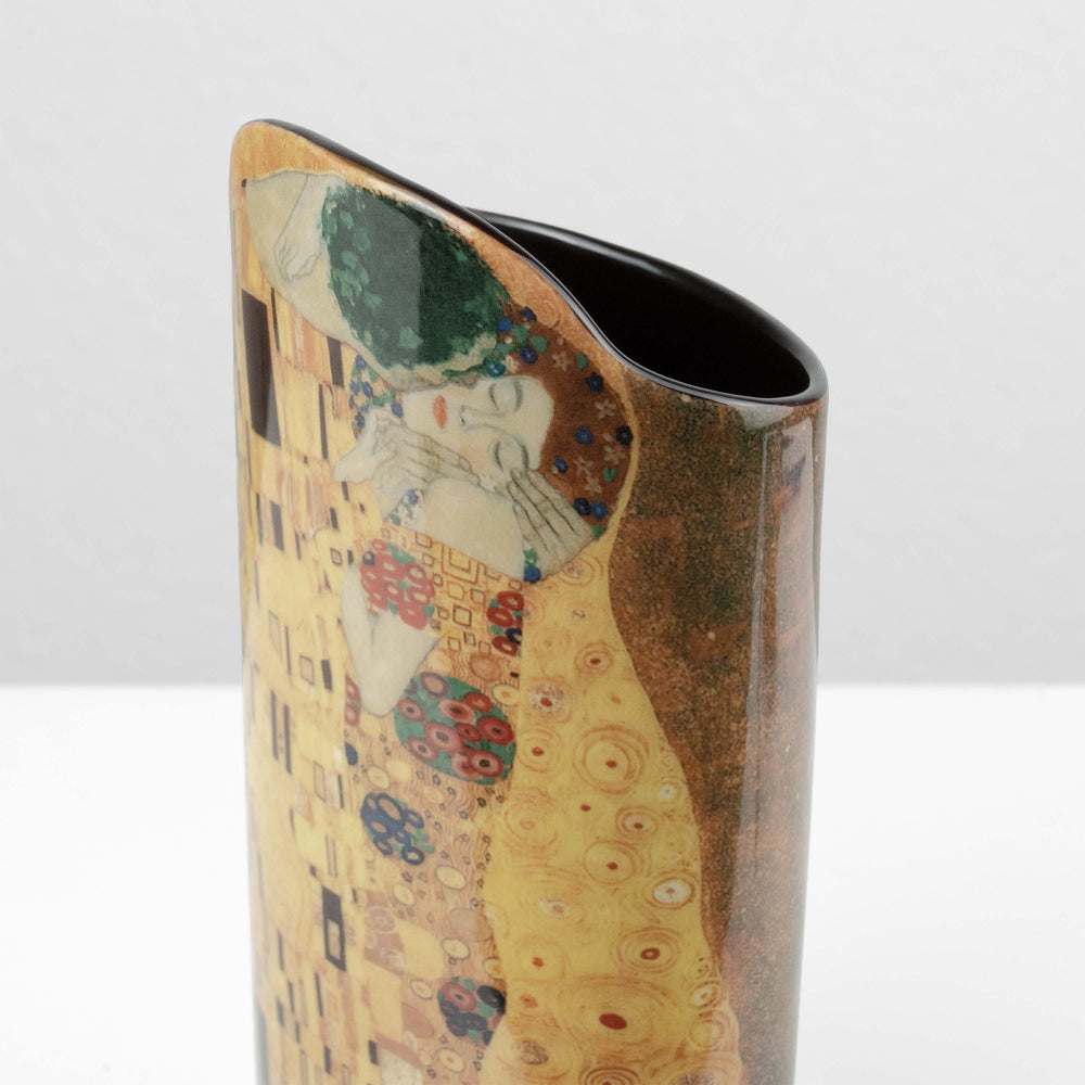 Kerámia Váza – „Klimt Csókja”