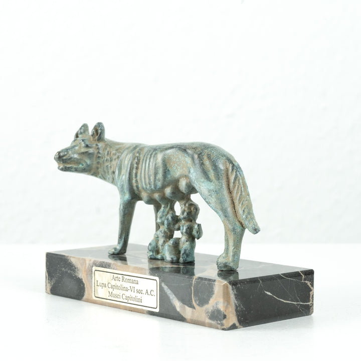 Római Farkasanya Szobor Romulus és Rémusz (Bronz)