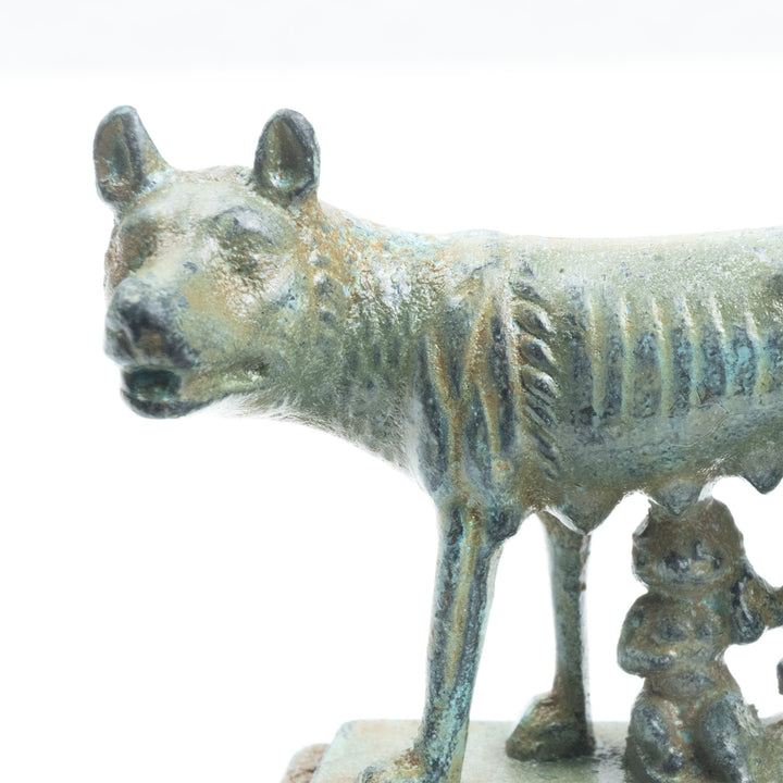 Római Farkasfigura Capitoliumi Romulus Szobor (Kicsi, Bronz)