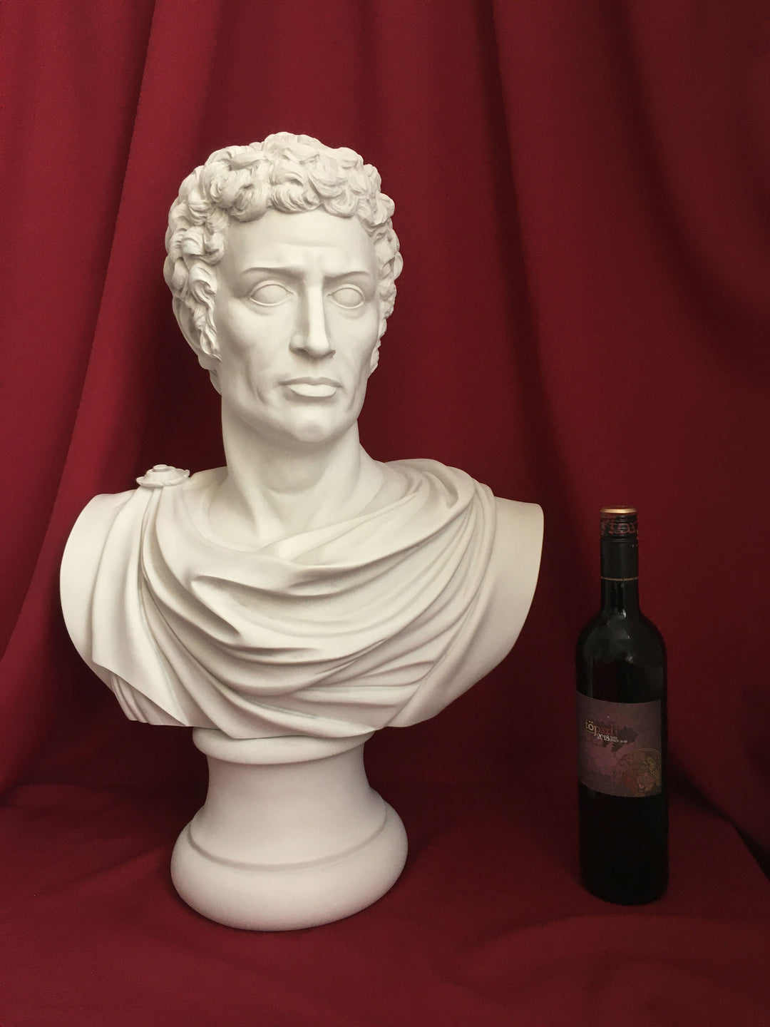 Római Szenátor Mellszobor Tógában