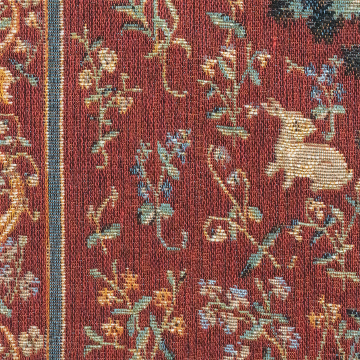 A hölgy és az unikornis gobelin faliszőnyeg (jacquard szövés)