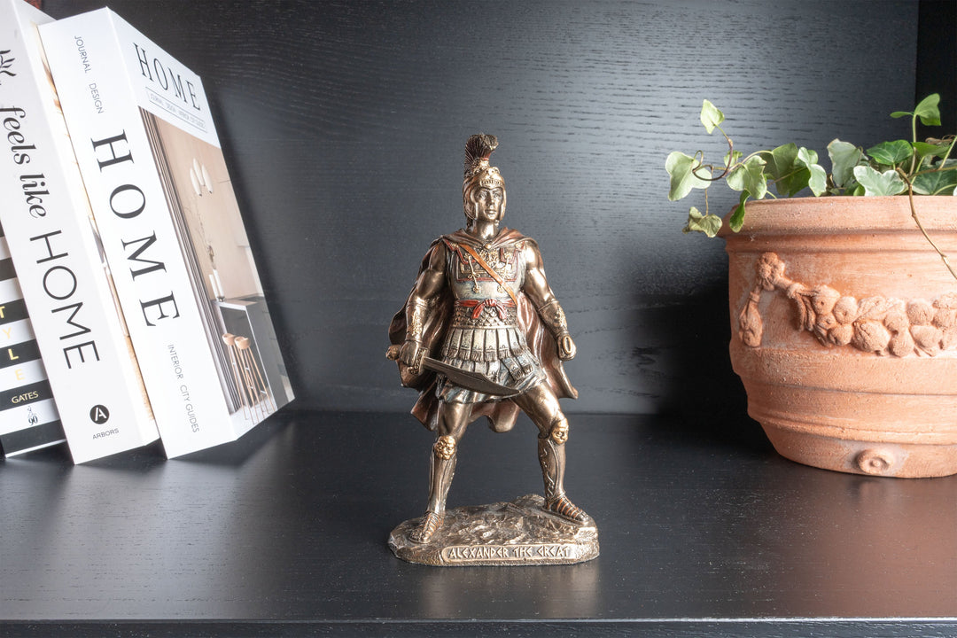 Nagy Sándor szobor – Veretlen hadvezér (Hidegen öntött bronz szobor)