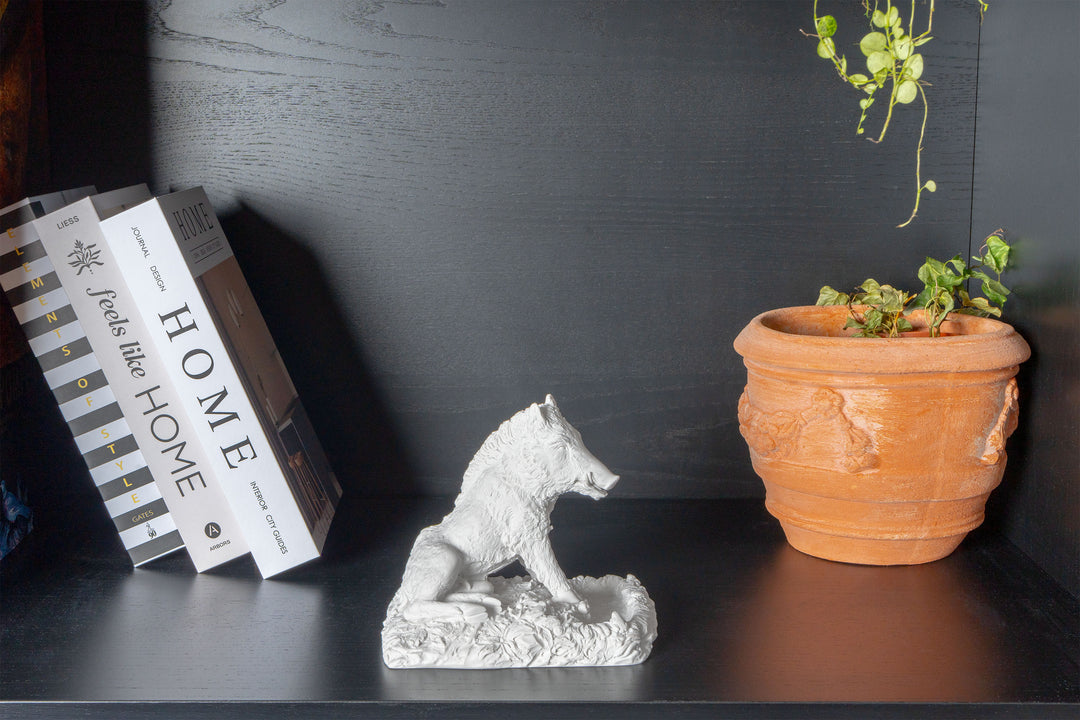 Firenzei Porcellino szobor – az Uffizi vaddisznója után (Aprótál)