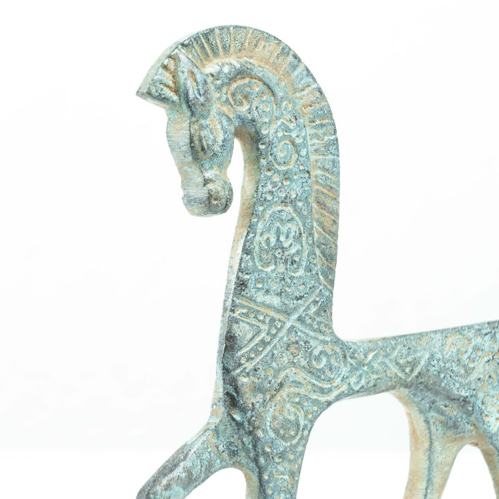 Görög Ló Figura (Kicsi, Bronz)