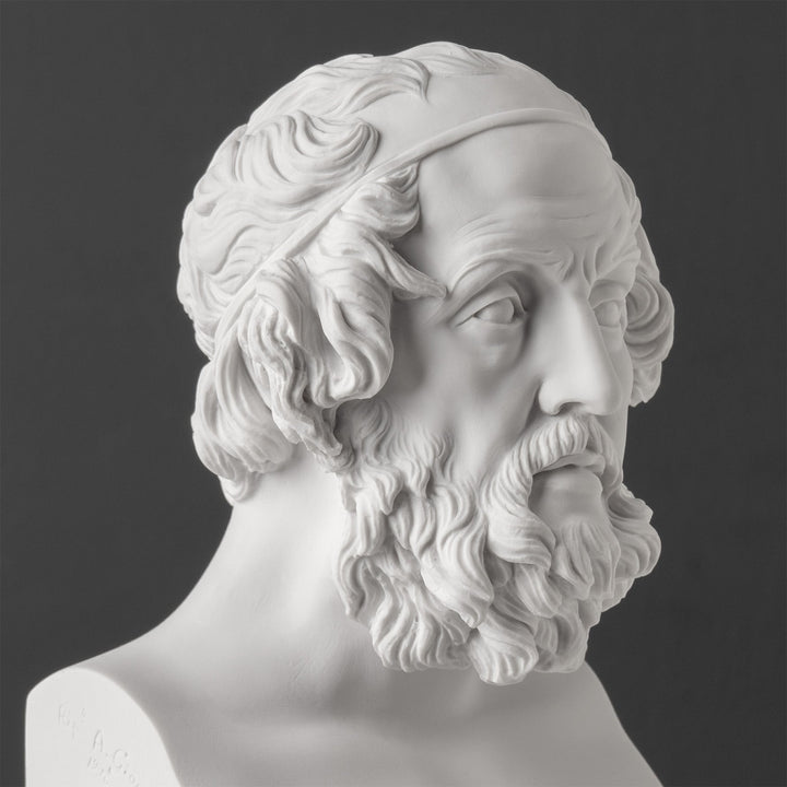 Homérosz mellszobor – a görög eposz és mitológia atyja