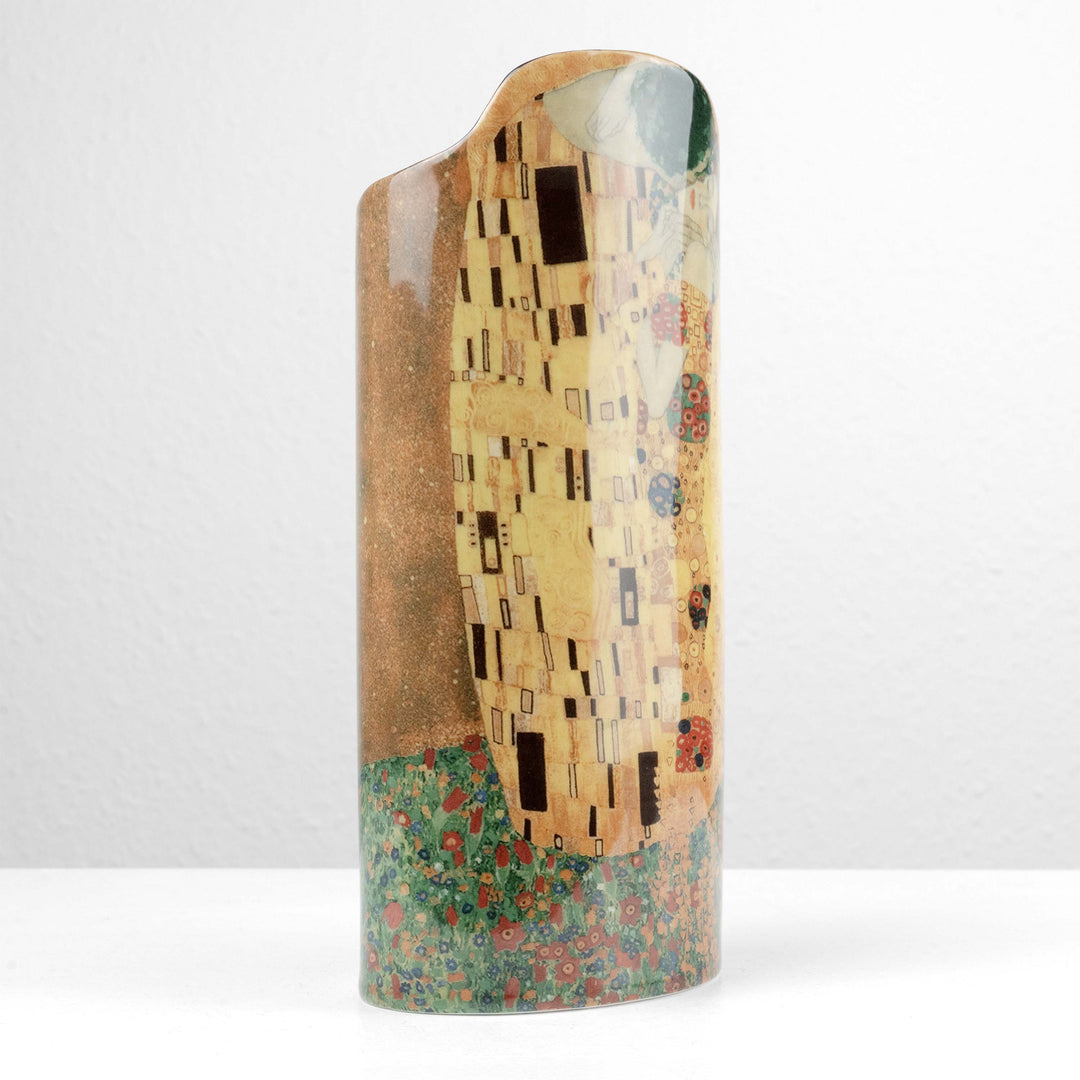 Kerámia Váza – „Klimt Csókja”