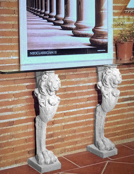 Klasszikus oroszlánláb konzol (Pompeji stílus)
