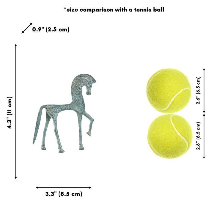Görög Ló Figura (Kicsi, Bronz)
