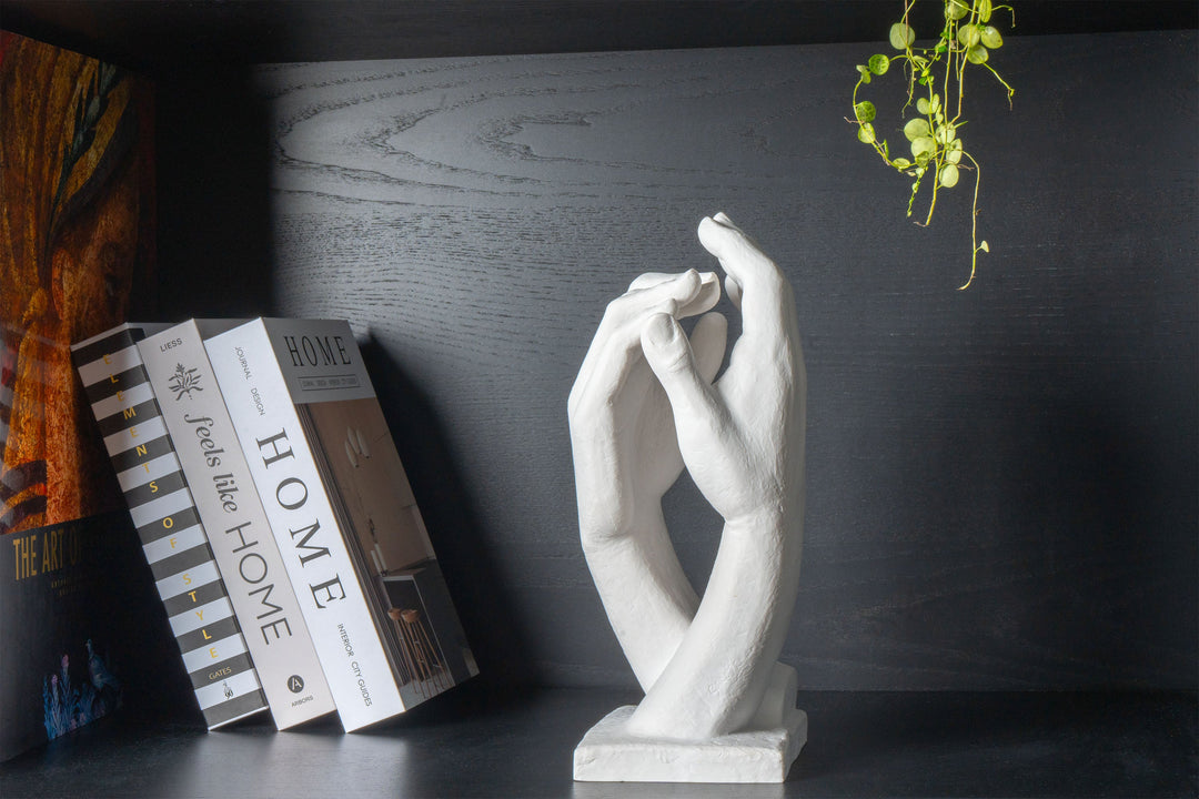 A katedrális kéz szobor – Rodintól (Nagy, fehér)