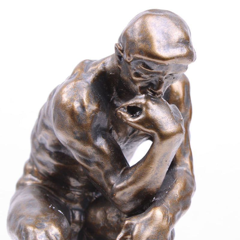 Rodin: A Gondolkodó Szobor (Hideg öntvény bronz szobor)