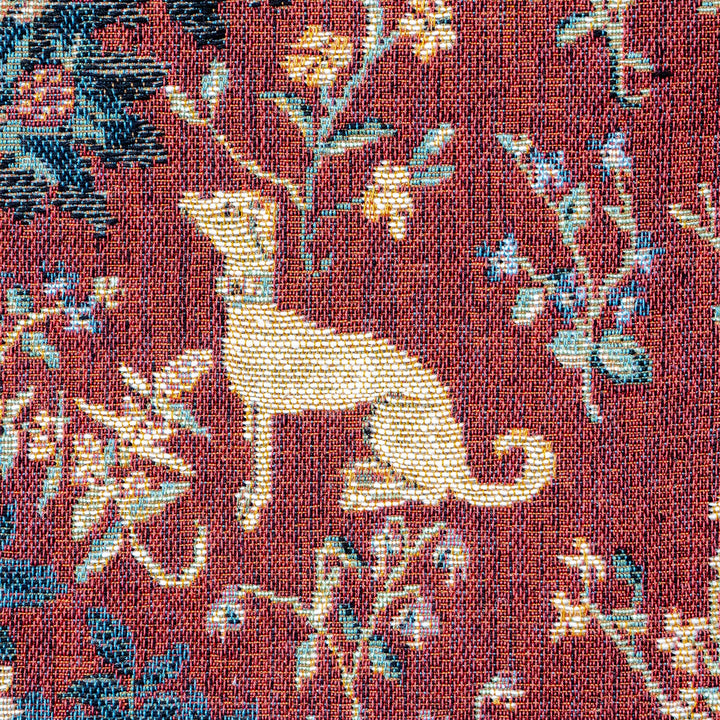 A hölgy és az unikornis gobelin faliszőnyeg (jacquard szövés)