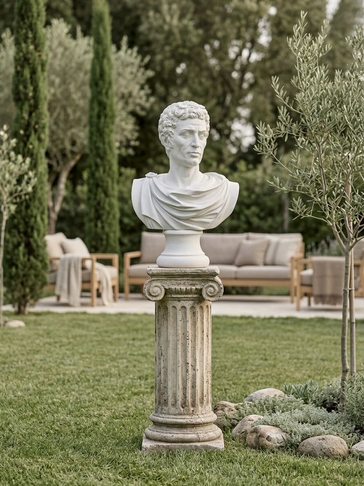 Római Szenátor Mellszobor Tógában