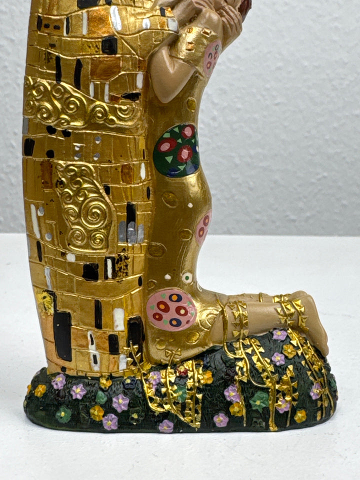 Szerelem Szobor – A csók Klimttől (Kicsi, szerelmespár)