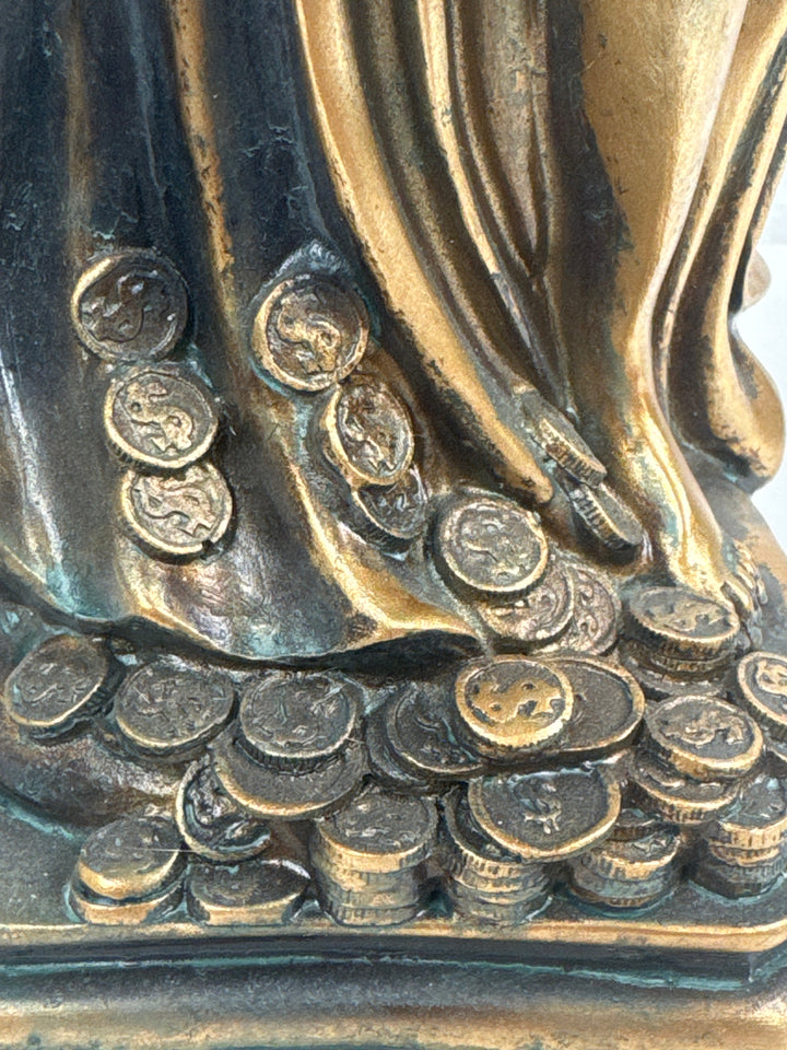 Fortuna Istennő Szobor – Görög Szerencseistennő (Antikolt bronz hatású)