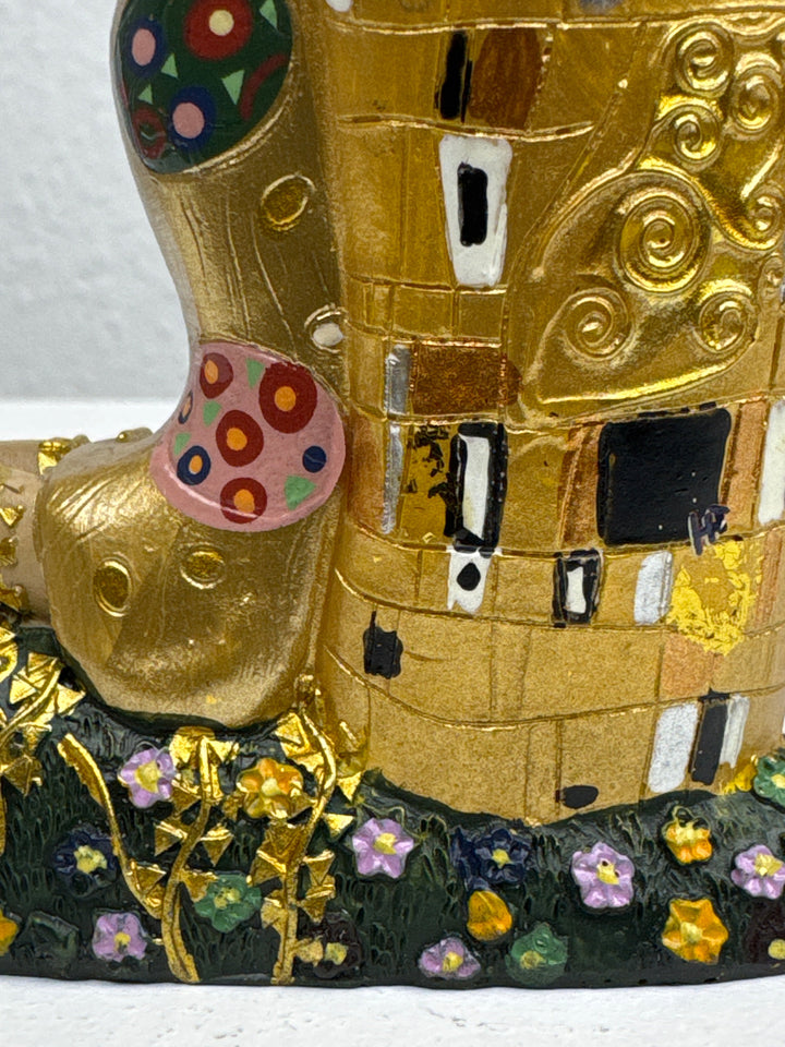 Szerelem Szobor – A csók Klimttől (Kicsi, szerelmespár)