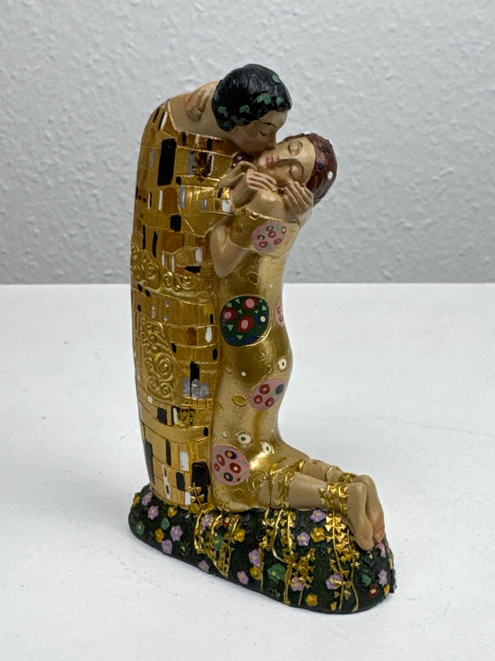 Szerelem Szobor – A csók Klimttől (Kicsi, szerelmespár)