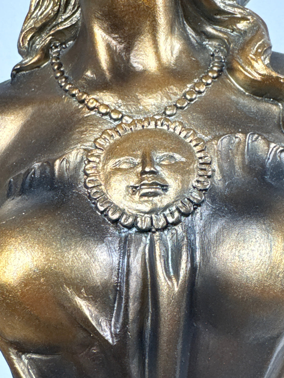 Fortuna Istennő Szobor – Görög Szerencseistennő (Nagy, antikolt bronz hatású)