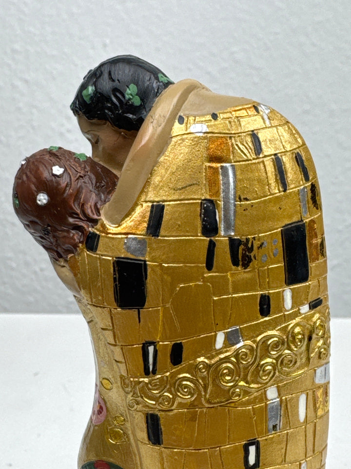Szerelem Szobor – A csók Klimttől (Kicsi, szerelmespár)